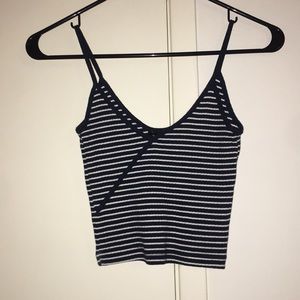 TOPSHOP striped crop